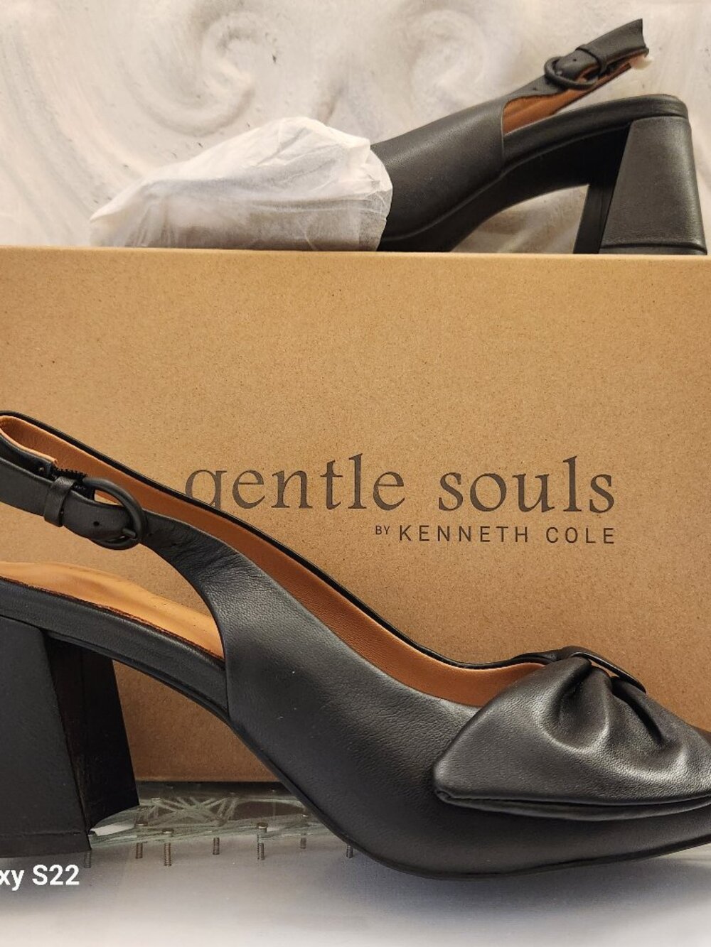 Gentle Souls Leather " Diana" Block Heels. NIB. Size 6.5